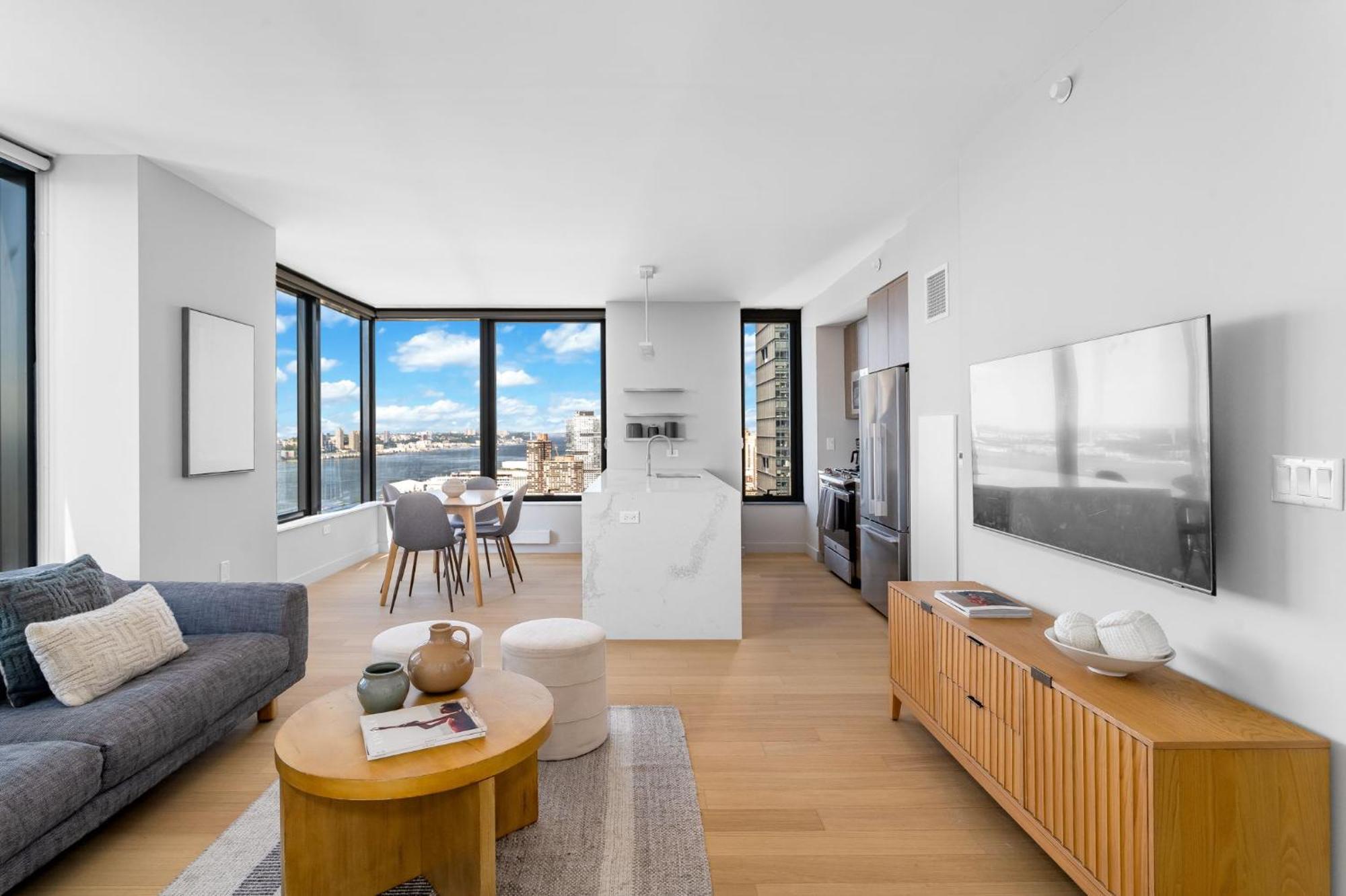 Modern Stylish 2Br 2Ba Apartment In Hudson Yard New York Exteriör bild