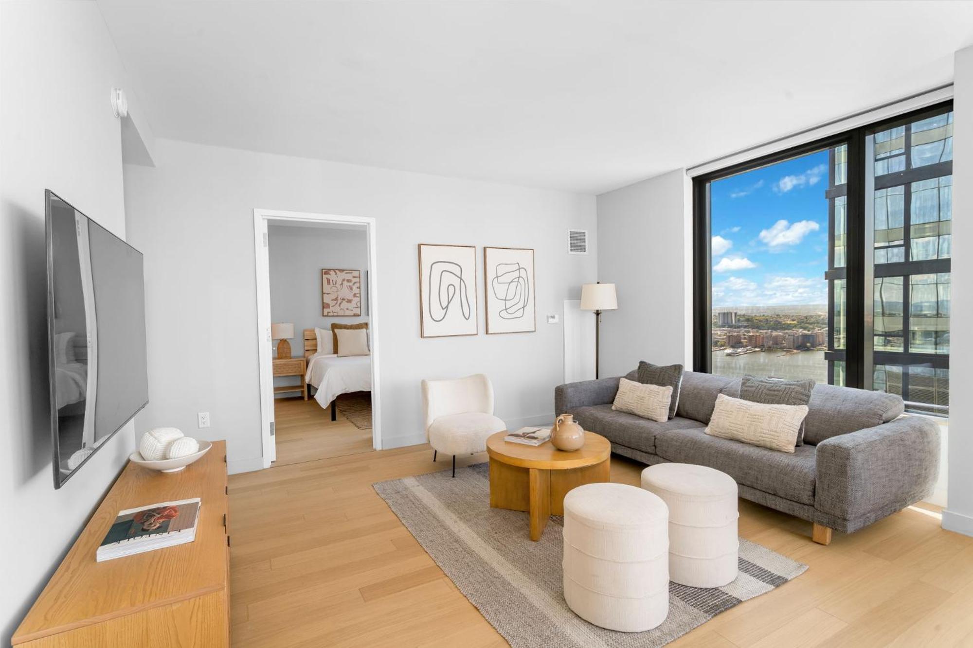 Modern Stylish 2Br 2Ba Apartment In Hudson Yard New York Exteriör bild
